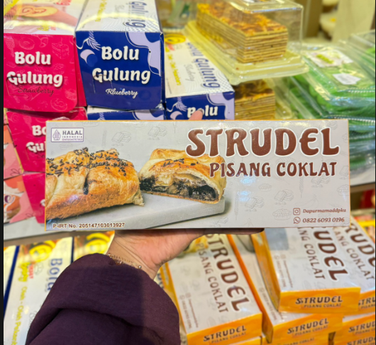 Strudel Pisang Coklat